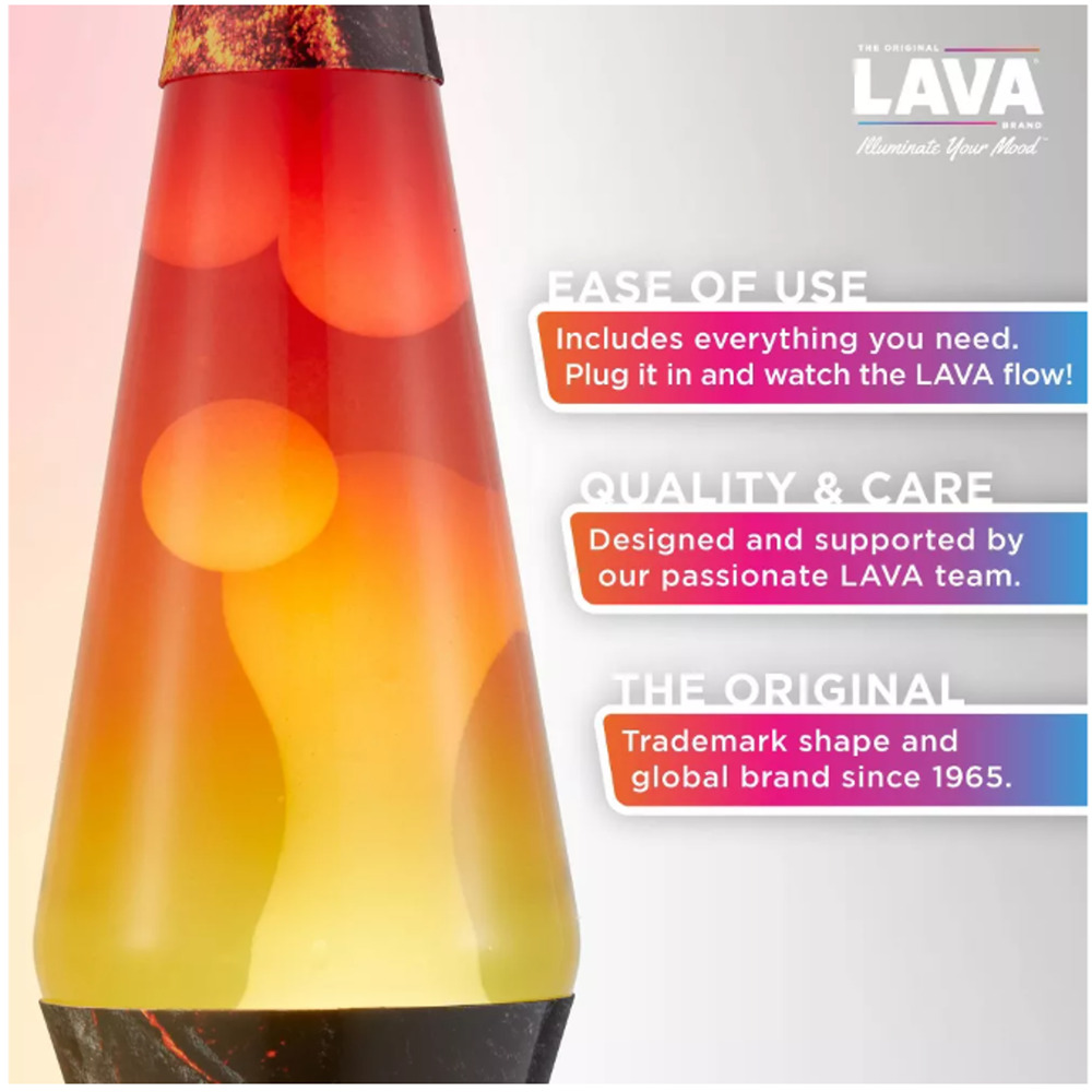 LAVA 14.5 Inch Volcano Novelty Table Lamp ColormaxTM Globe Electric New Open Box - Picture 4 of 5